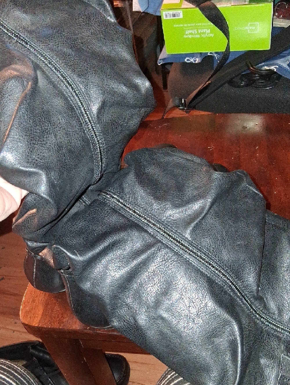 Cliffs by WHITE MOUNTAIN Women's Over-the-Knee Black Buckle Boots - Picture 5 of 9